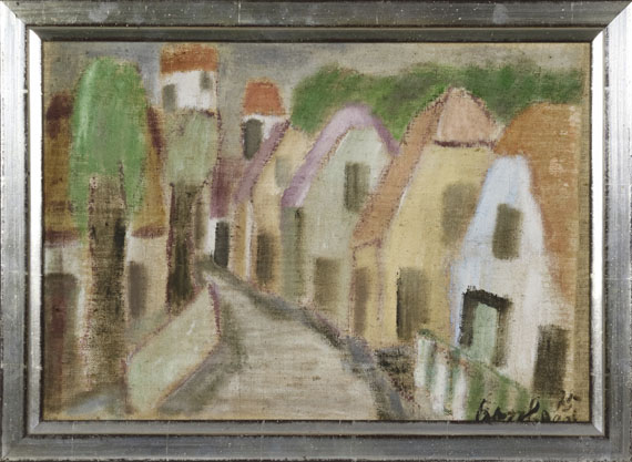Eduard Bargheer - Dorfstraße - Frame image