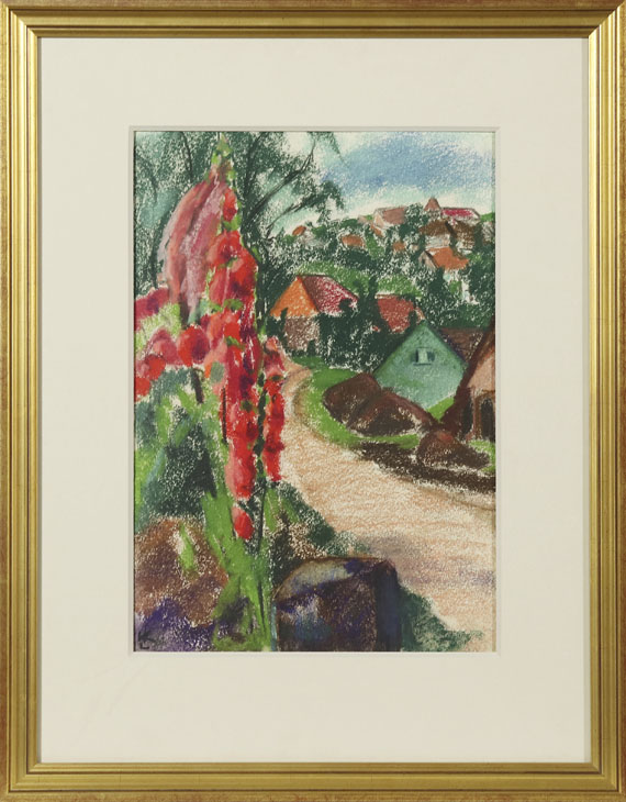 Käthe Loewenthal - Sommer im Dorf - Frame image
