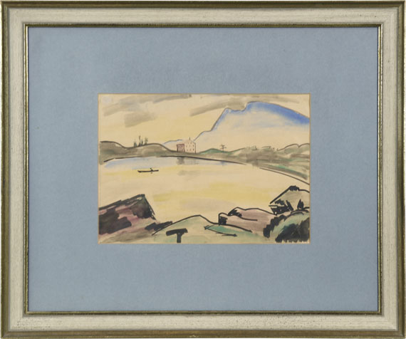 Münter - Gebirgslandschaft mit See