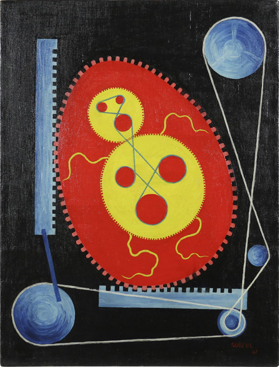 Hermann Schütte - Ohne Titel (Zahnräder) - Frame image
