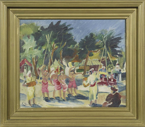 Franz Heckendorf - Südsee-Szene - Frame image