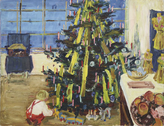 Arnold Balwé - Weihnachten im Atelier - Frame image