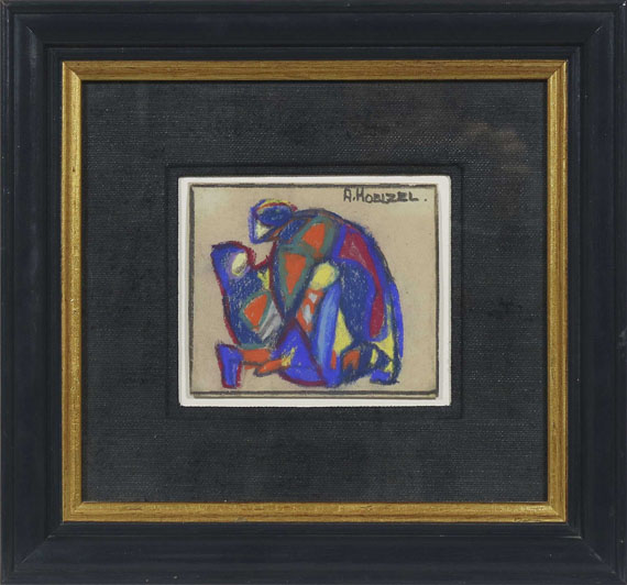 Adolf Hölzel - Figürliche Komposition (der verlorene Sohn) - Frame image