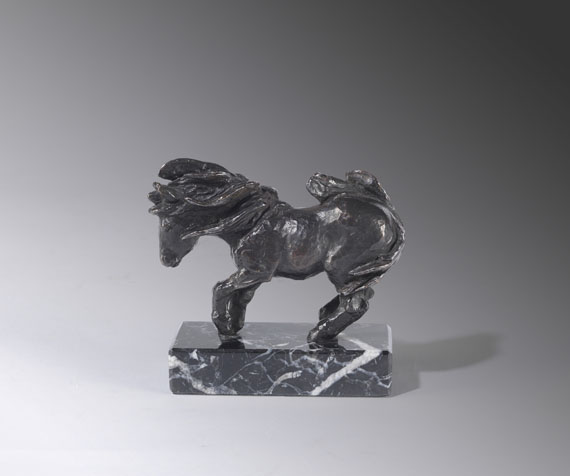 Renée Sintenis - Shetlandpony im Wind - 
