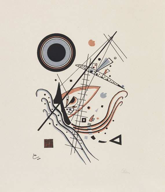 Wassily Kandinsky - Lithographie "Blau"