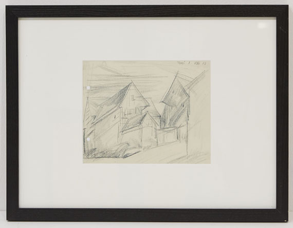 Lyonel Feininger - Niedergrundstedt - Frame image