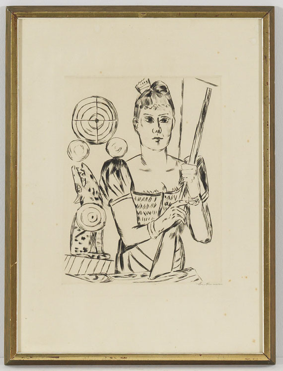 Max Beckmann - Schießbude - Frame image