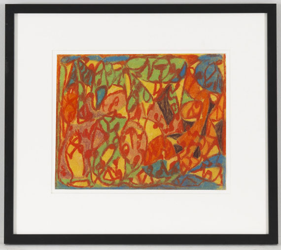 Adolf Hölzel - Ohne Titel - Frame image