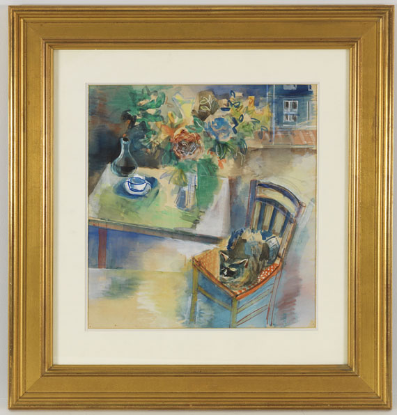 Jean Dufy - Sieste du chat dans l´atelier - Frame image