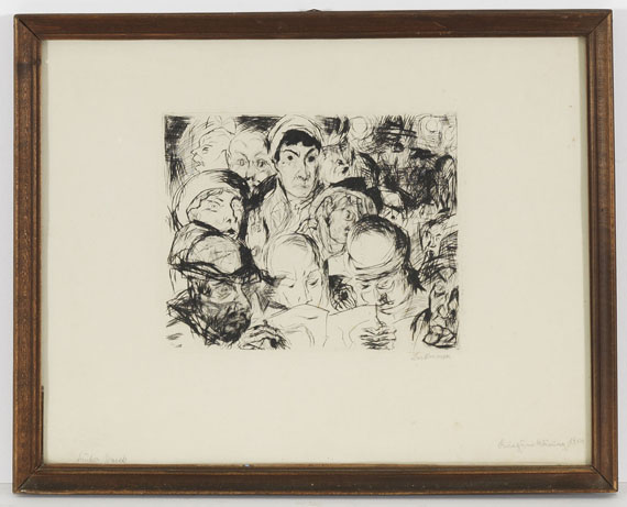 Max Beckmann - Die Kriegserklärung - Frame image