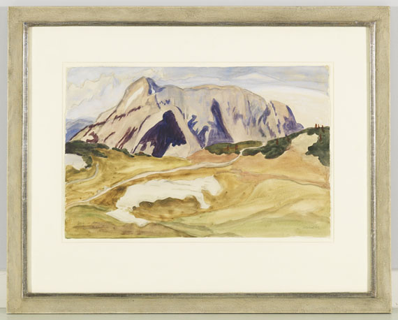 Erich Heckel - Weg in der Landschaft - Frame image