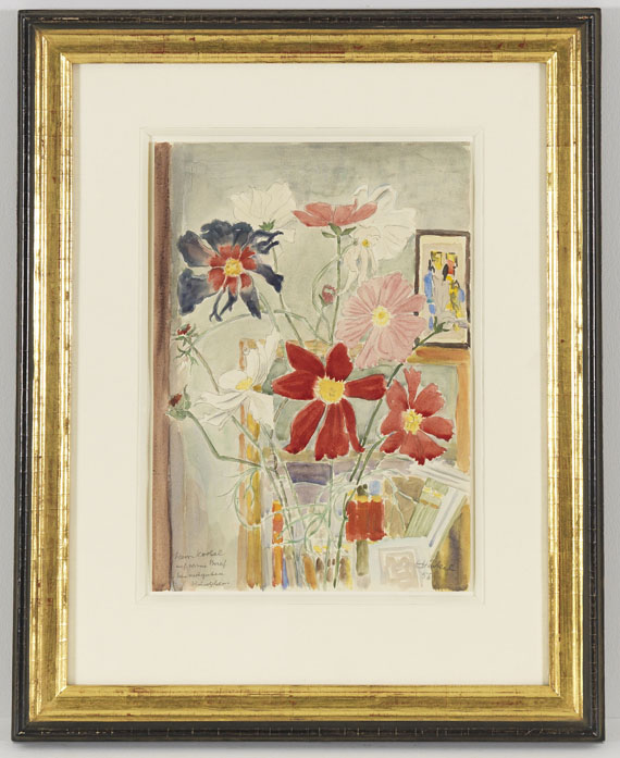 Erich Heckel - Blumenstillleben - Frame image