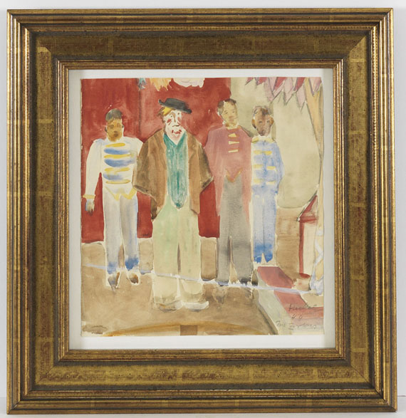 Erich Heckel - Im Zirkus - Frame image