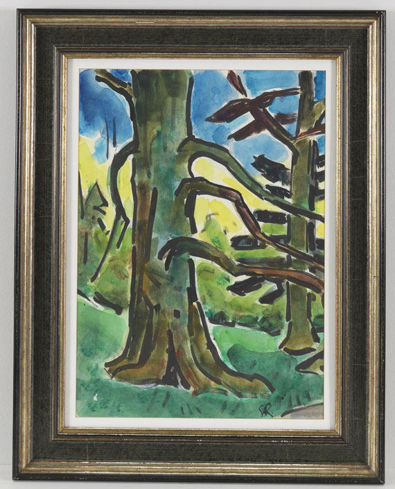 Karl Schmidt-Rottluff - Waldstück - Frame image