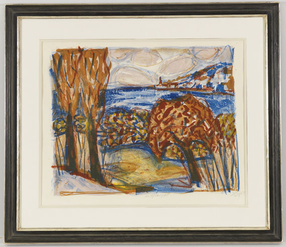 Otto Dix - Herbstlandschaft - Frame image