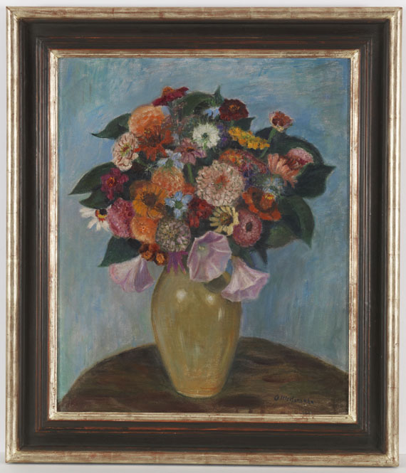 Otto Modersohn - Zinnien und Malven - Frame image
