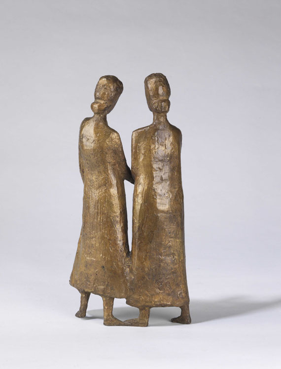 Gerhard Marcks - Zwei Frauen - Back side