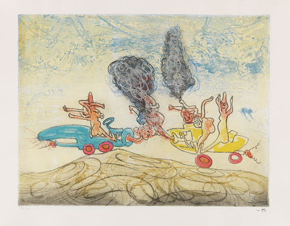 Roberto Sebastian Echaurren Matta - Les Oh-Tomobiles - 