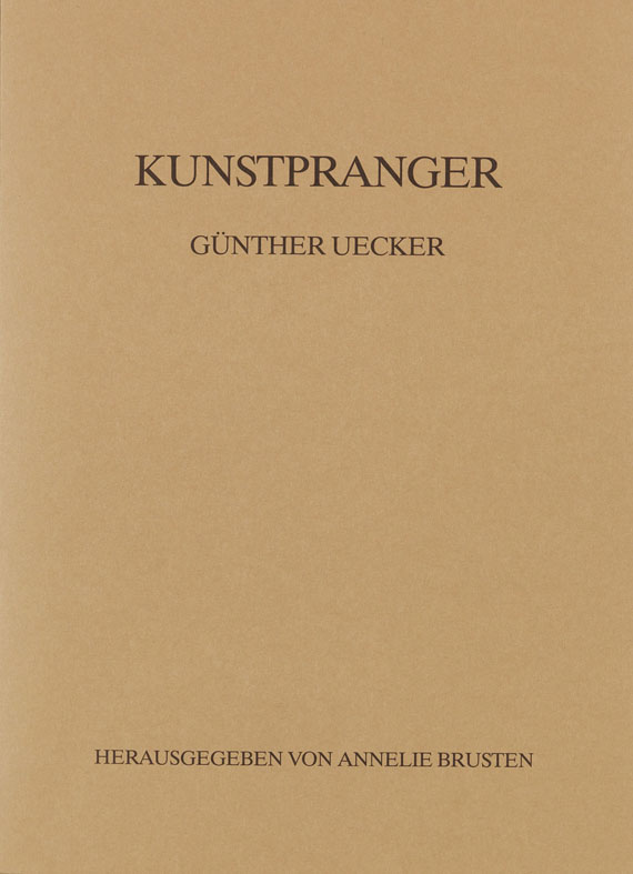 Günther Uecker - Kunstpranger - 