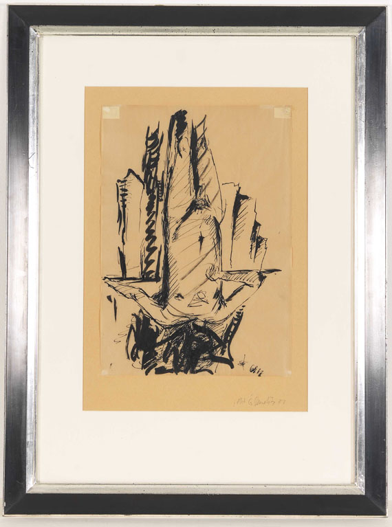 Georg Baselitz - Akt - Frame image