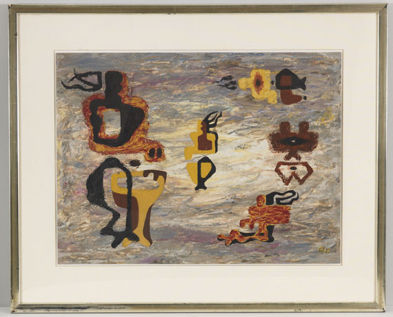 Karl Otto Götz - Figurinen im Kreis (Figuren im Kreis) - Frame image