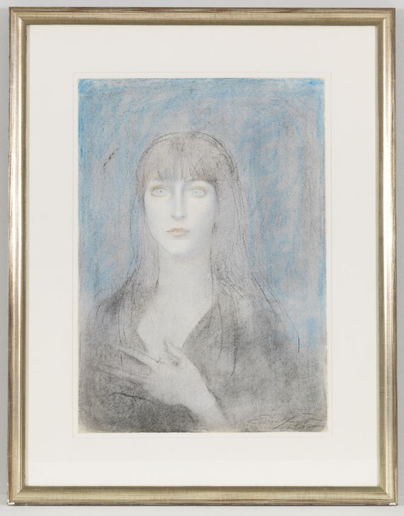 Ernst Fuchs - Mädchen wie im Traum - Frame image