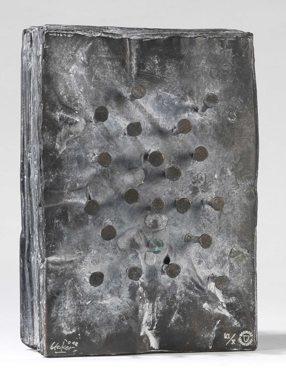 Günther Uecker - Zeitungsblock - Back side
