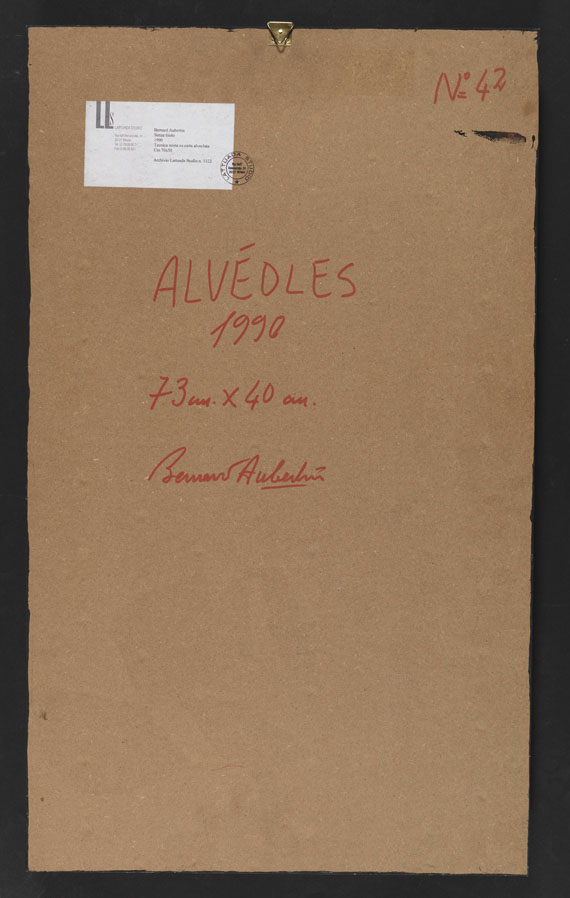 Bernard Aubertin - Alvéoles # 42 - Back side