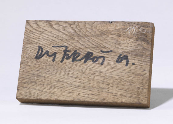 Dieter Roth - Motorradfahrer - Back side