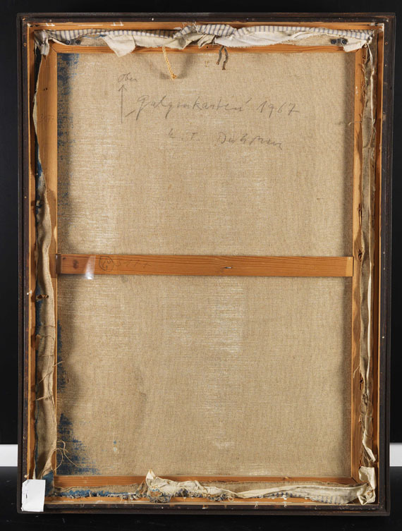 Karl Fred Dahmen - Galgenkasten - Back side