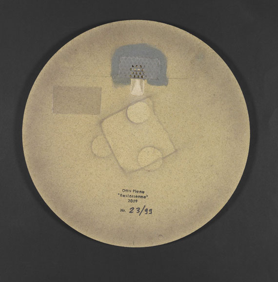 Otto Piene - Rastersonne - Back side