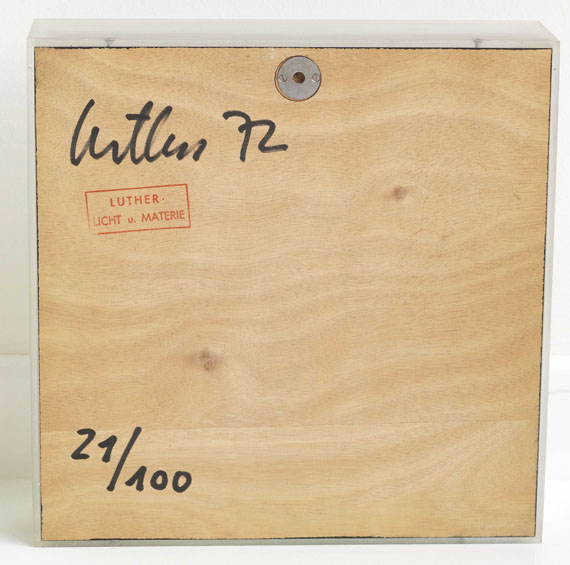 Adolf Luther - Ohne Titel - Back side