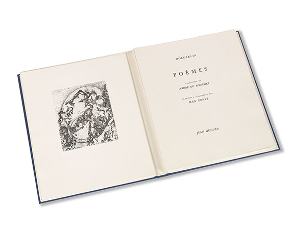 Max Ernst - Friedrich Hölderlin, Poèmes. 1961. - 