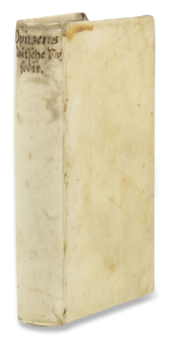Georg Philipp Harsdörffer - Poetischer Trichter. 1647. - Angeb.: Opitz, Prosodia Germanica. - 