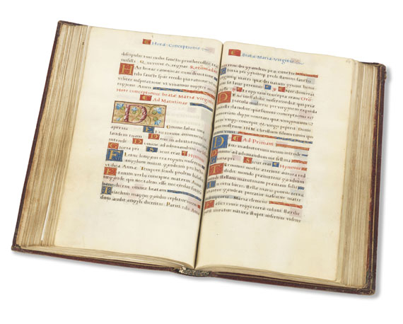  Manuskripte - Stundenbuch. Pergamenthandschrift, Paris um 1520. - 