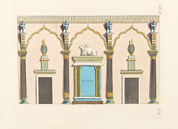 Johann Gottfried Grohmann - Ideenmagazin für Liebhaber von Gärten, 5 Bde. 1798-1806. - 