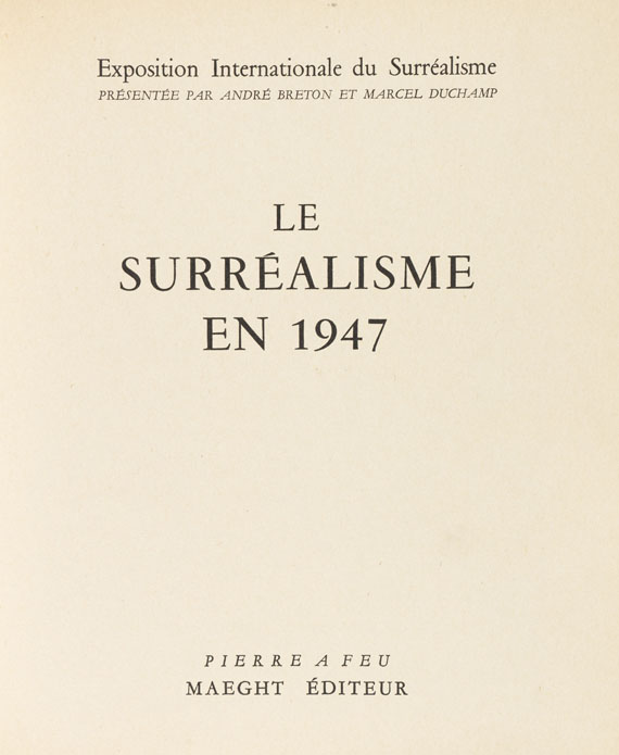 André Breton - Le surrealisme en 1947.