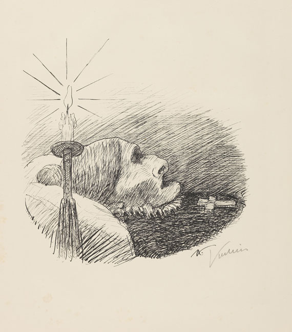 Alfred Kubin - Masken, 12 Lithografien - 