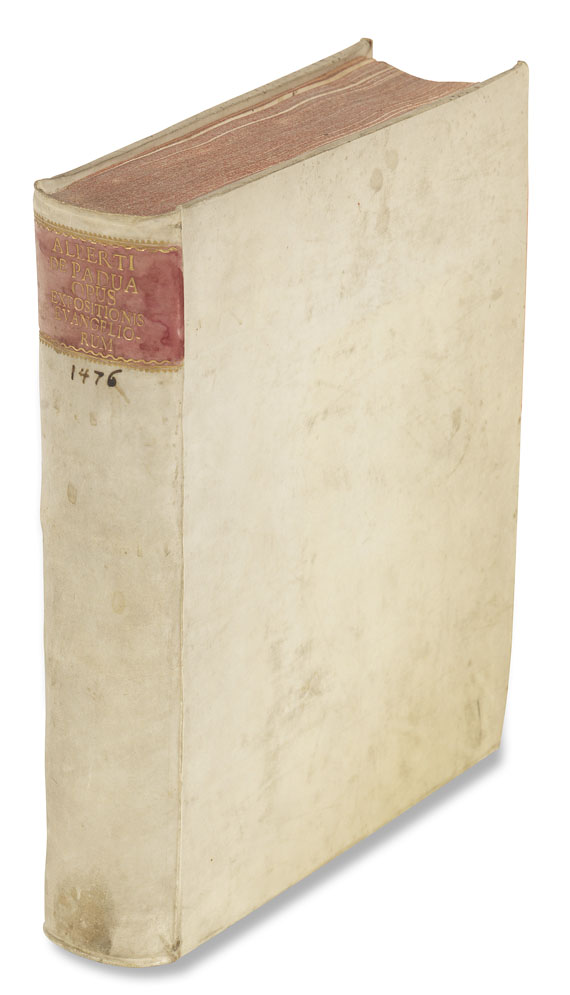  Albertus de Padua - Expositio evangeliorum. 1476 - 
