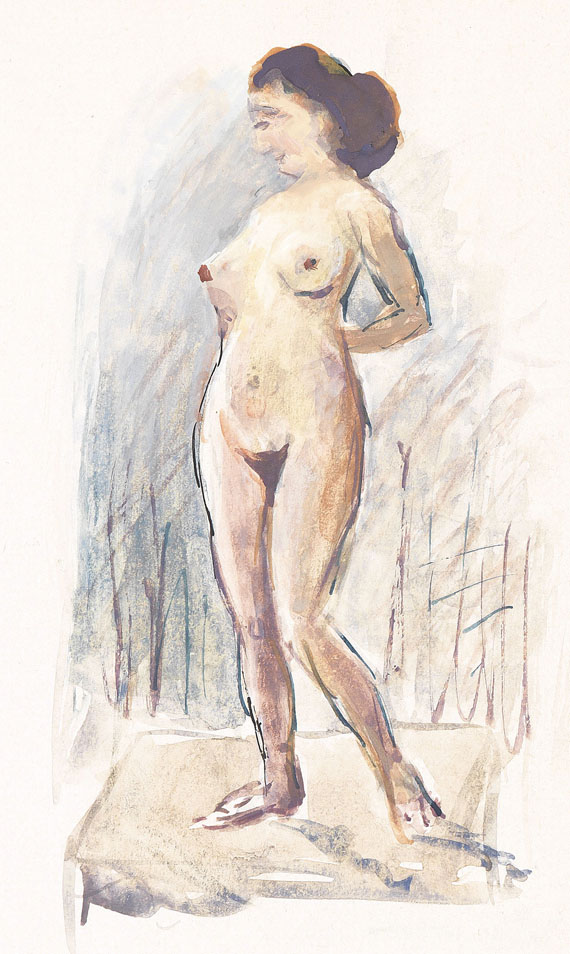 Ferdinand Barth - Erinnerungen (verfaßt ca. 1945-79), Handschrift, mit Orig.-Zeichnungen, 3 Bde. - 