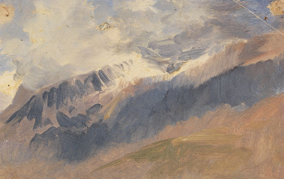  Deutschland - 2 Bll.: Wolkenstudien im Gebirge - 