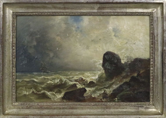 Christian Morgenstern - Brandende See - Frame image