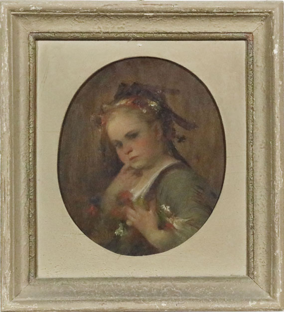 Jakob Grünenwald - Blumenmädchen - Frame image