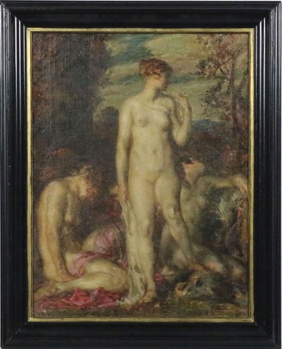 Carl von Marr - Die drei Grazien - Frame image