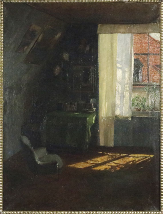 Wilhelm Roegge - Im Atelier - Frame image