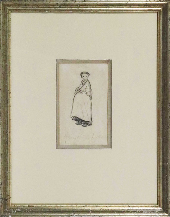 Heinrich Zille - Schwangere - Frame image