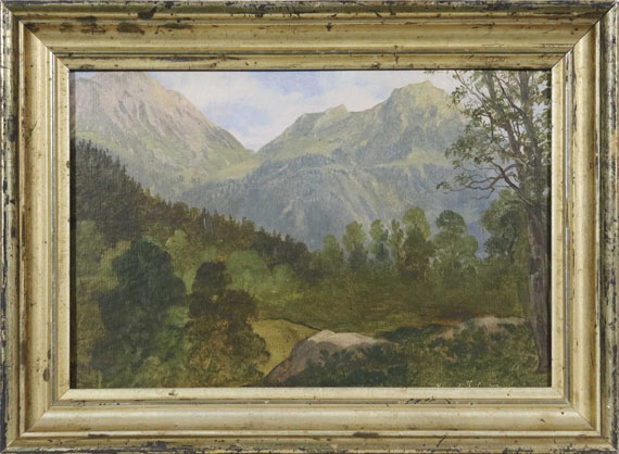 Martin Martin - Blick auf das Hohe Brett und den Jenner am Königsee - Frame image