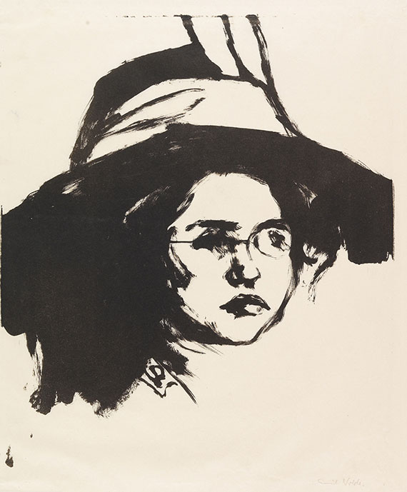 Emil Nolde - Johanna (Johanna Schiefler, Tochter von Gustav Schiefler)