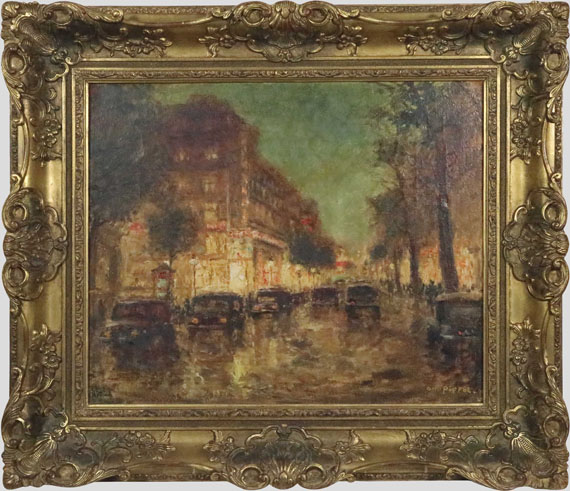 Otto Pippel - Nächtliches Berlin - Frame image