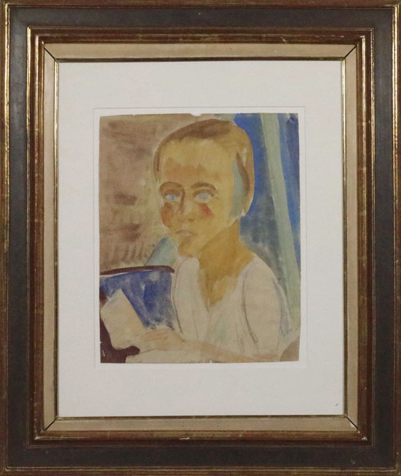 Erich Heckel - Portrait Siddi Heckel - Frame image